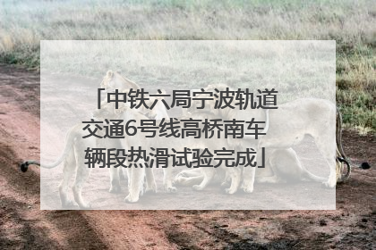 中铁六局宁波轨道交通6号线高桥南车辆段热滑试验完成